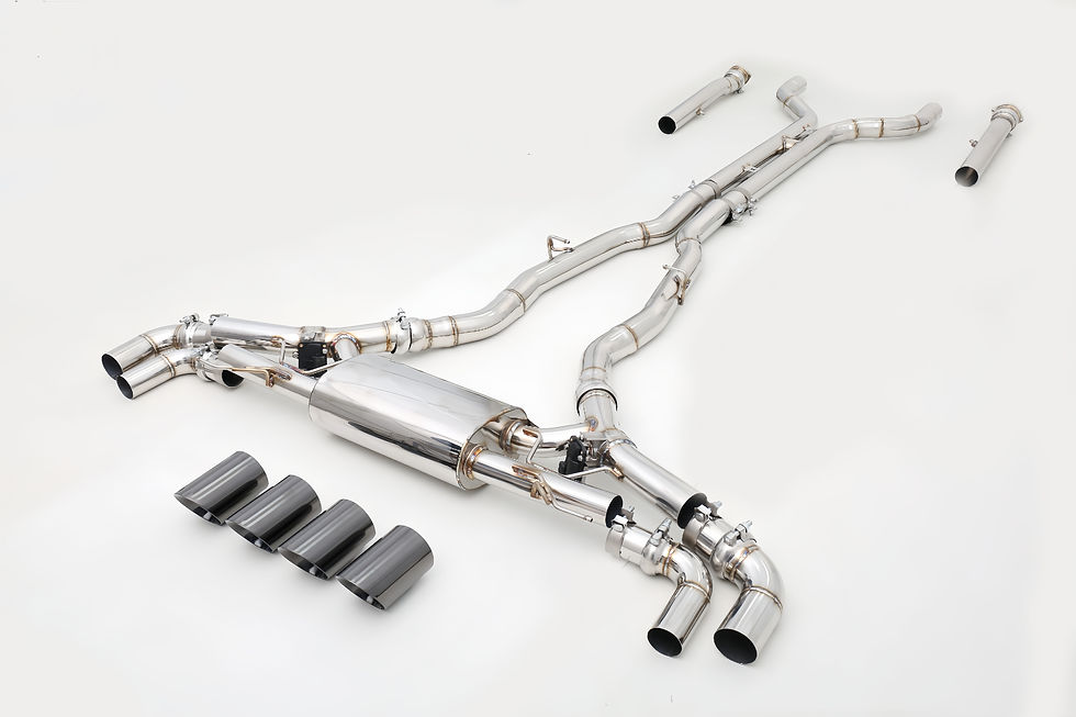 Thumbnail: For X5M/X6M 4.4T F96/F98 Valved Catback Exhaust System