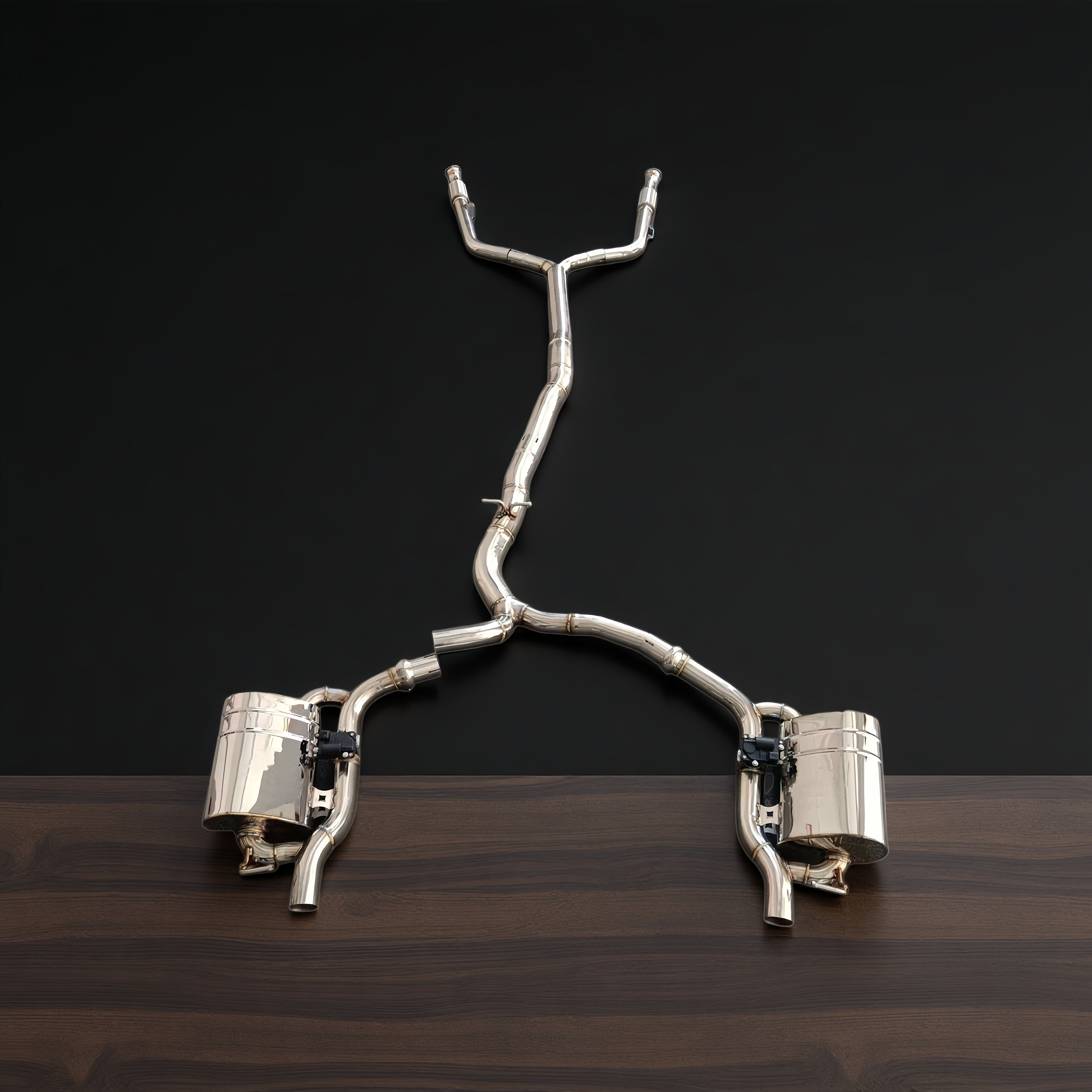 For C43 AMG 3.0T W205 Valved Catback Exhaust System