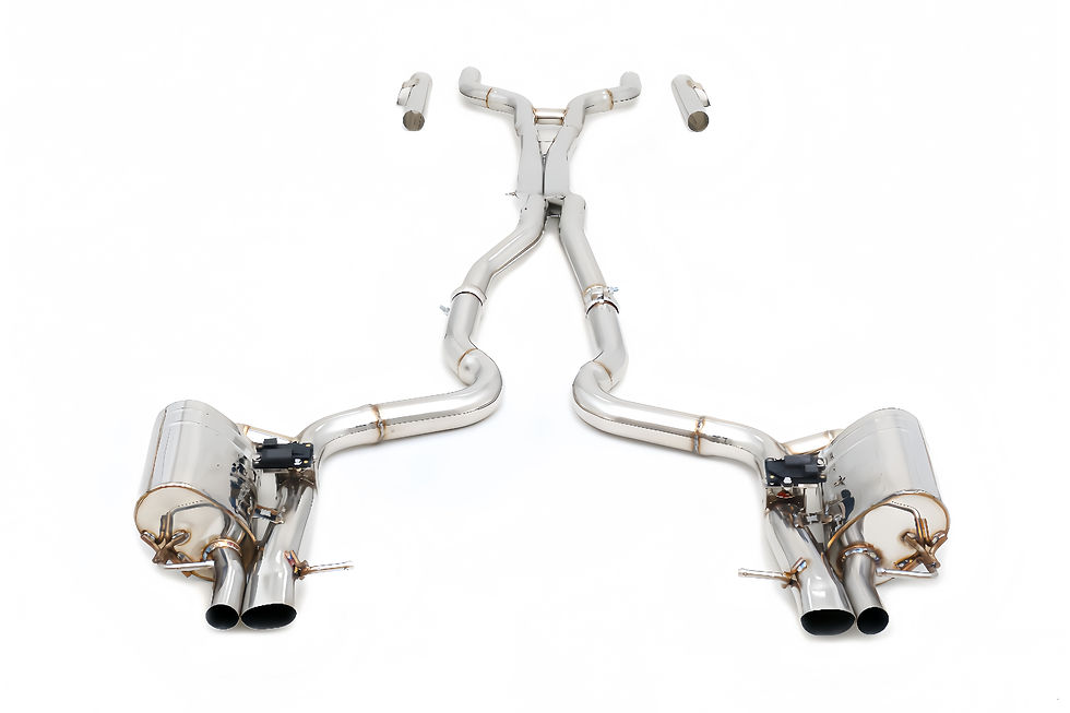 Thumbnail: For C63 AMG W205 4.0T Valved Catback Exhaust System