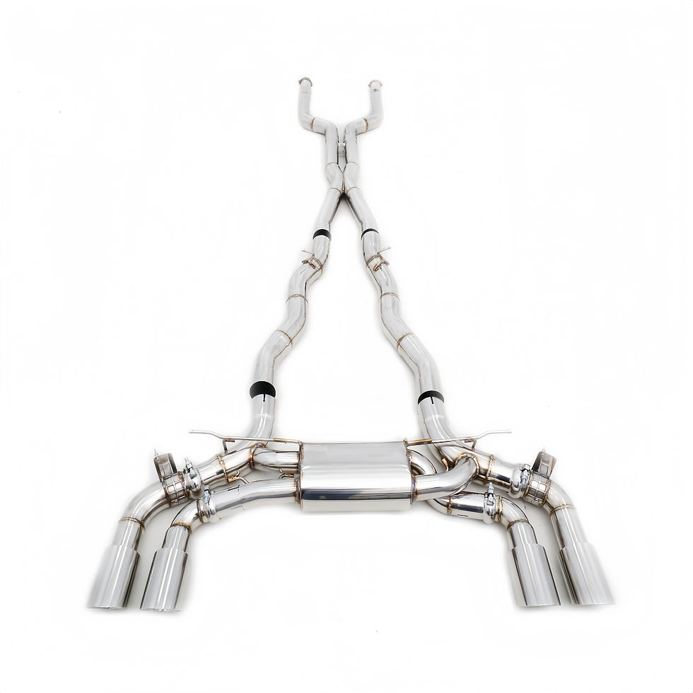 Thumbnail: For M5 G90 4.4T S68 Valved Catback Exhaust System