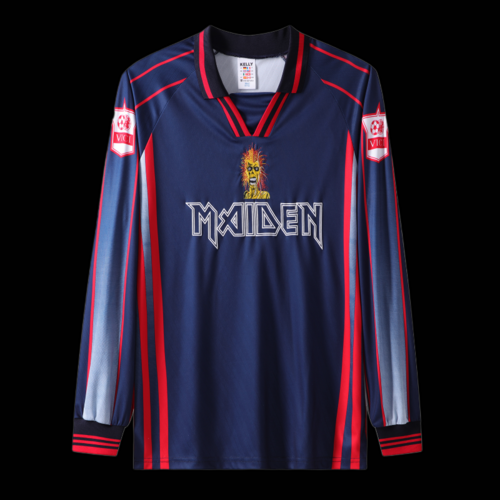 Camisa RetroIron Maiden x West Ham 1998 Manga Comprida