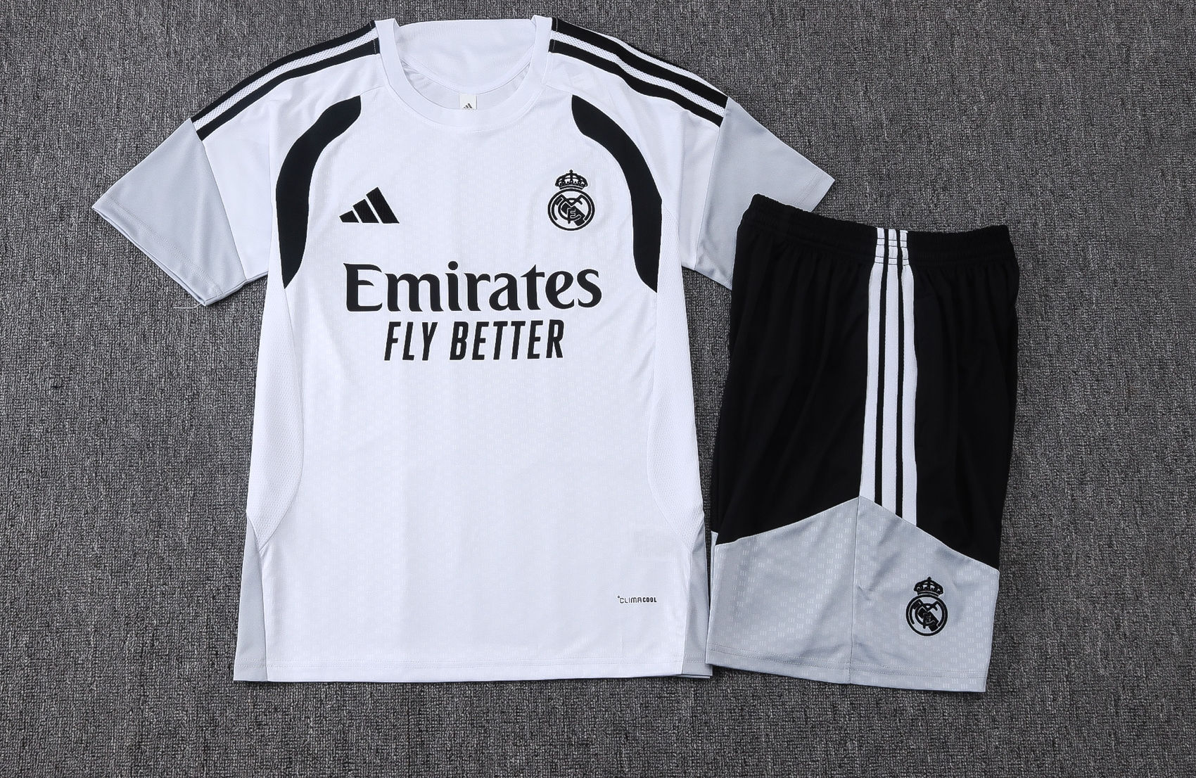 Conjunto Treino Adidas Real Madrid Branco 2026/27