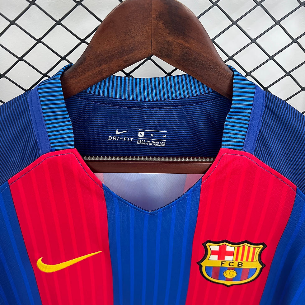 Miniatura: Camisa Retro Barcelona 2014 Manga Comprida