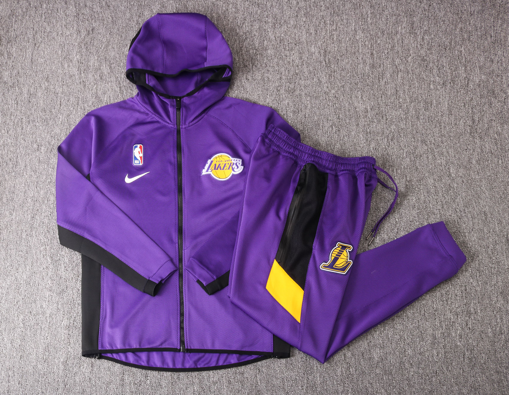 Conjunto Basquete Nike Los Angeles Lakers Roxo