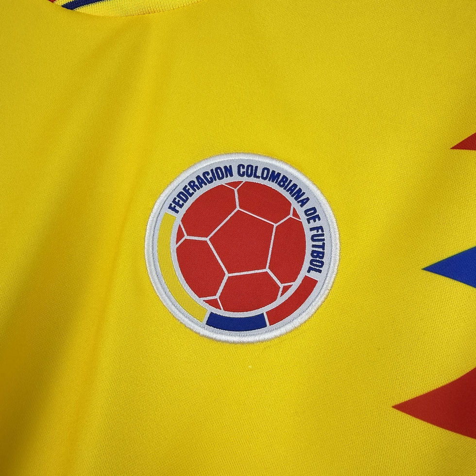 Miniatura: Camisa Retro Colômbia 1990 Manga Comprida