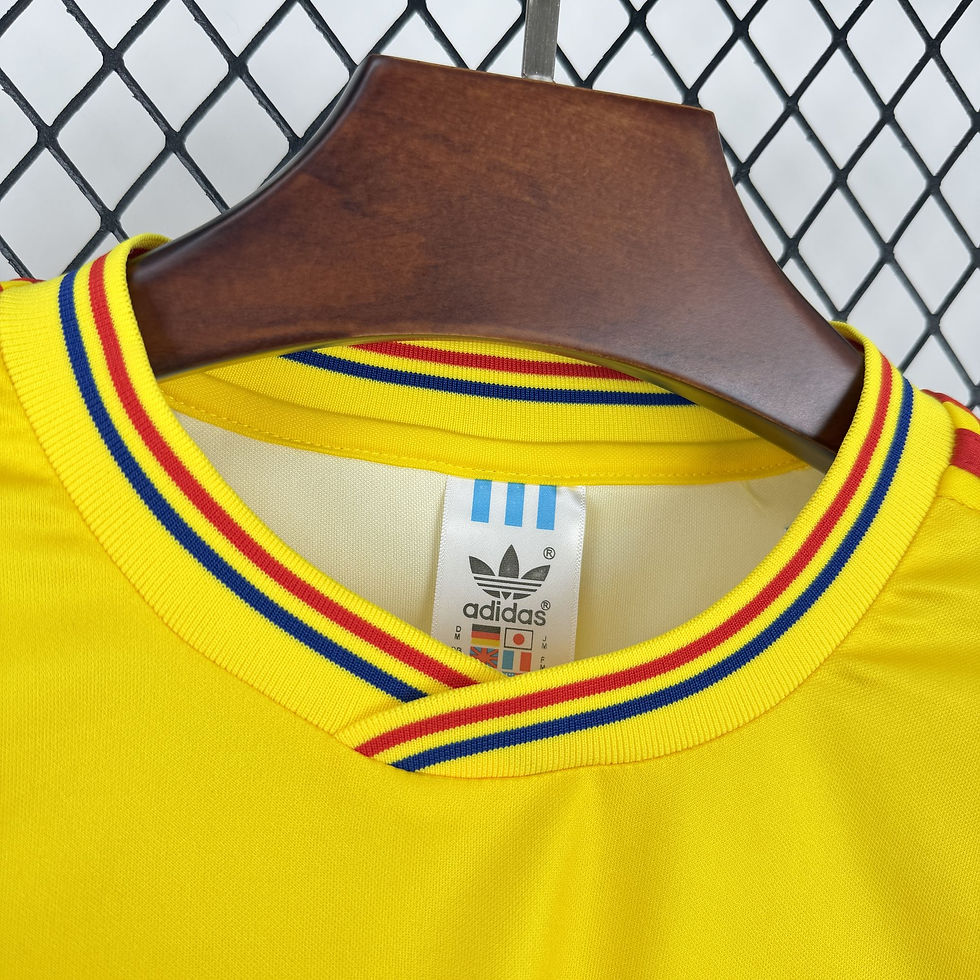 Miniatura: Camisa Retro Colômbia 1990 Manga Comprida