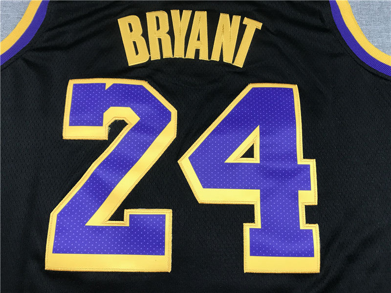Miniatura: Camisa Basquete Modelo Bordado Los Angeles Lakers Kobe Bryant 24