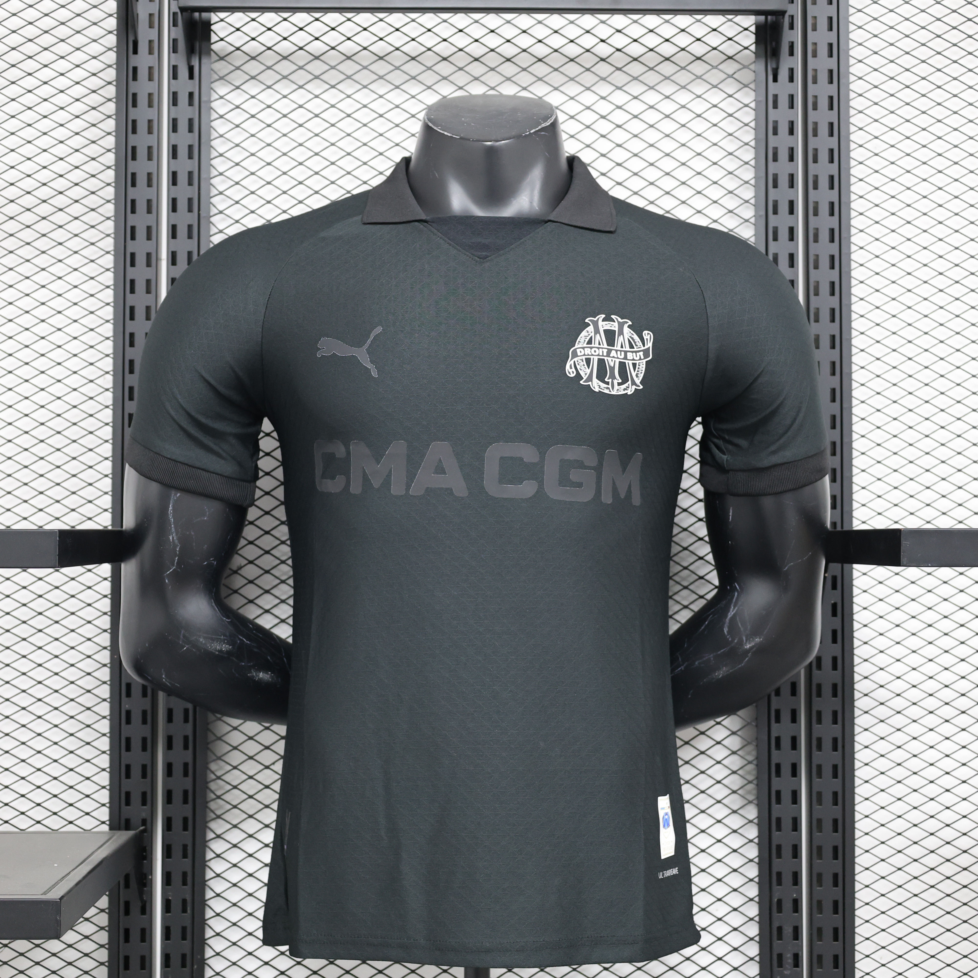 Camisa Modelo Jogador Olimpyque de Marseille 125 anos Preto 2024/25