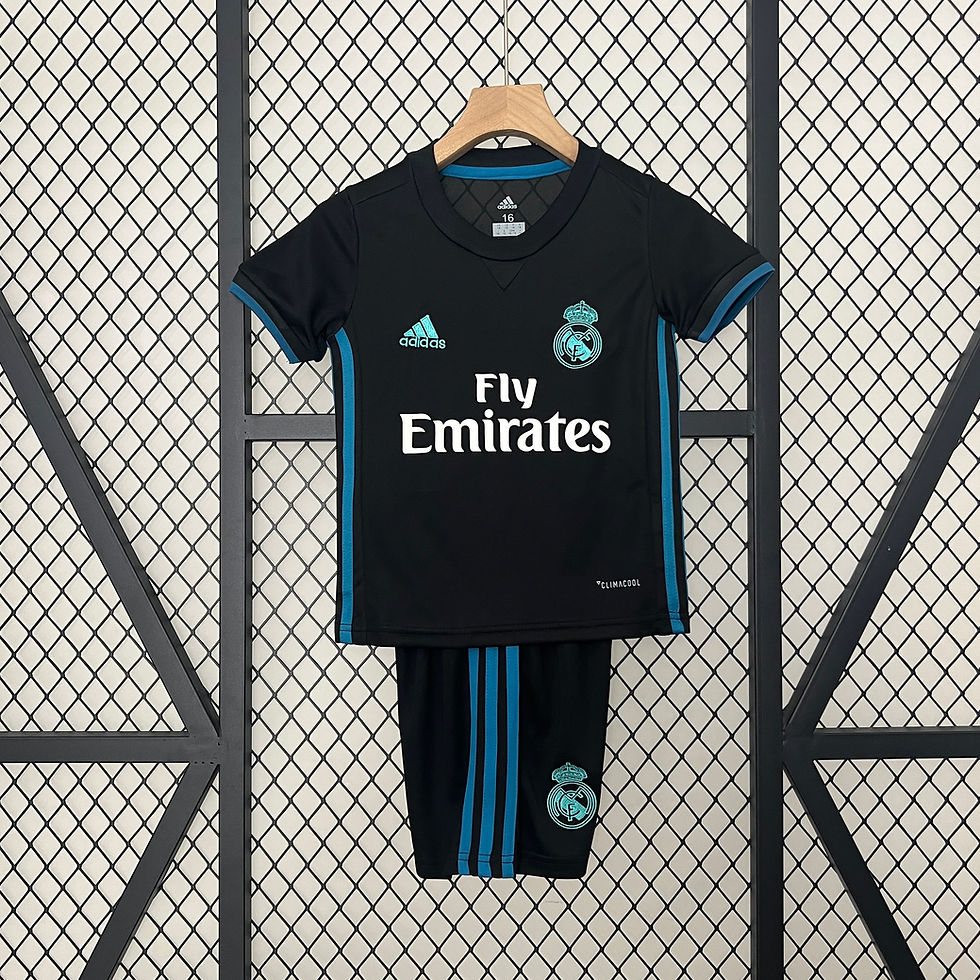 Conjunto Futebol Infantil Real Madrid 2017