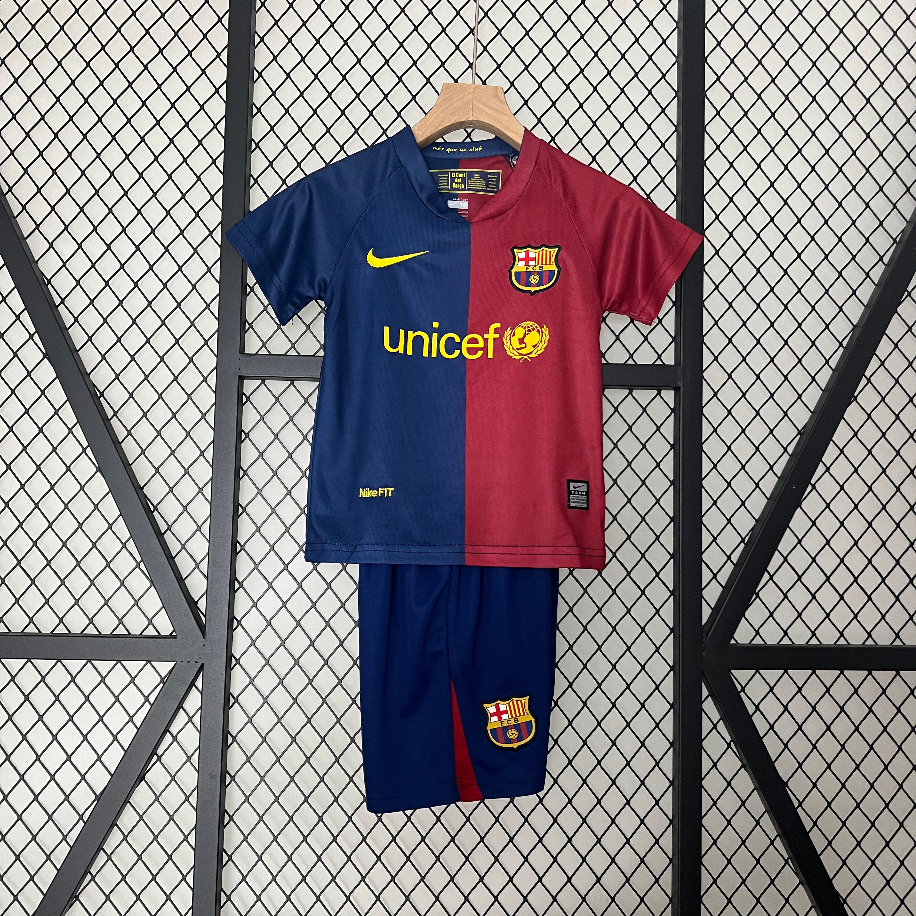 Conjunto Futebol Infantil Barcelona 2008