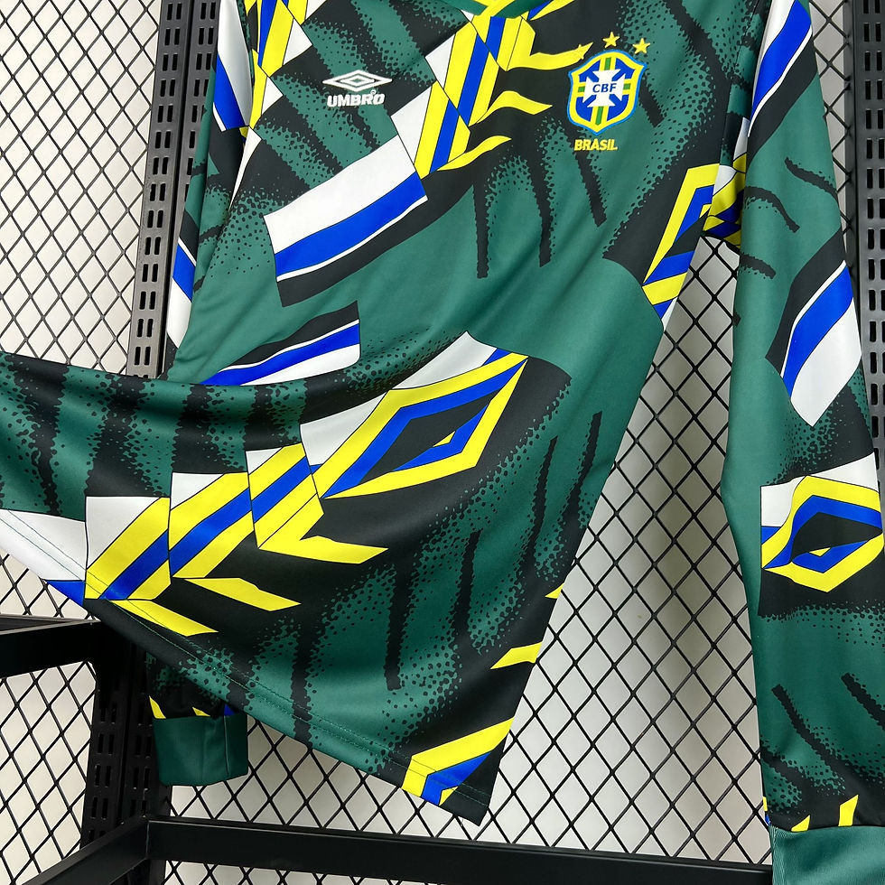 Miniatura: Camisa Retro Brasil 1994 Manga Comprida
