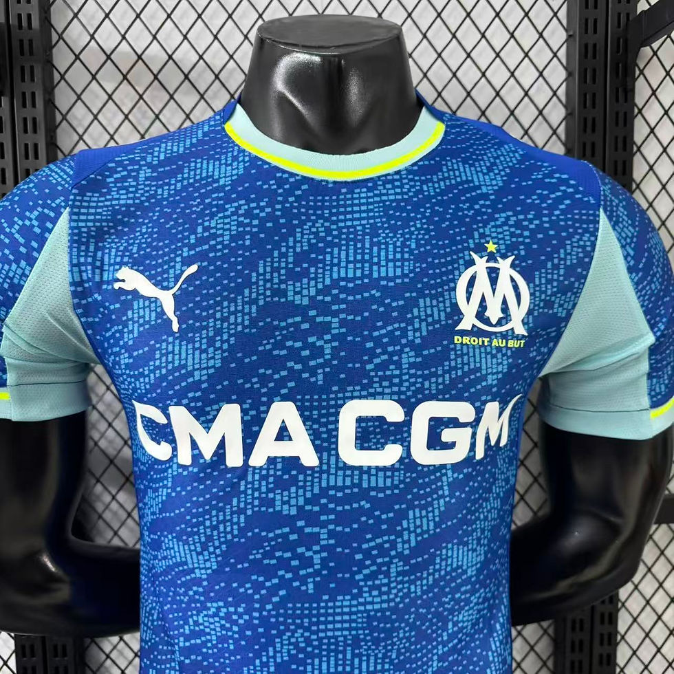 Miniatura: Camisa Modelo Jogador Olympique de Marseille Third 2025/26