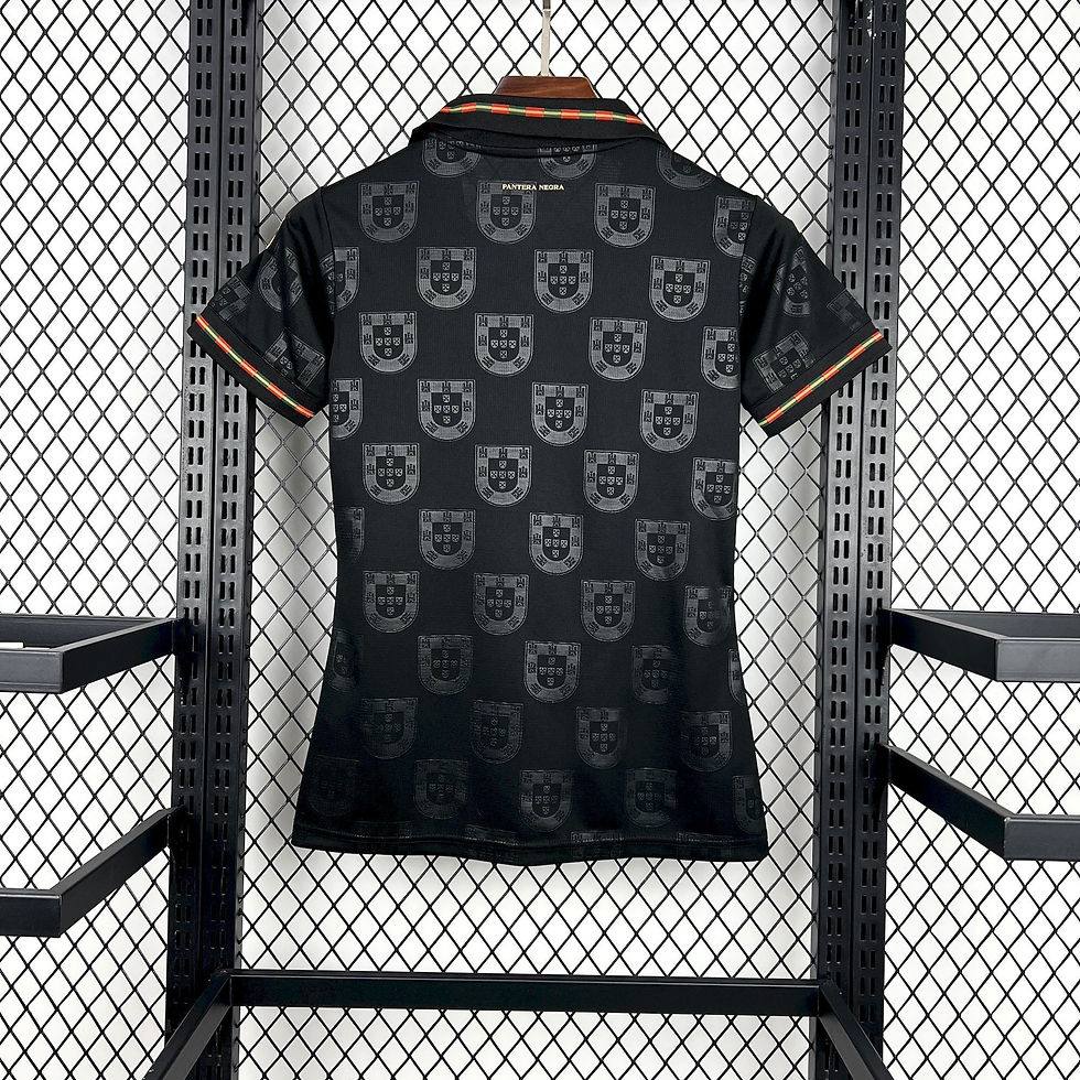 Miniatura: Camisa Modelo Torcedor Feminino Portugal Edição Limitada Preto 2026/27