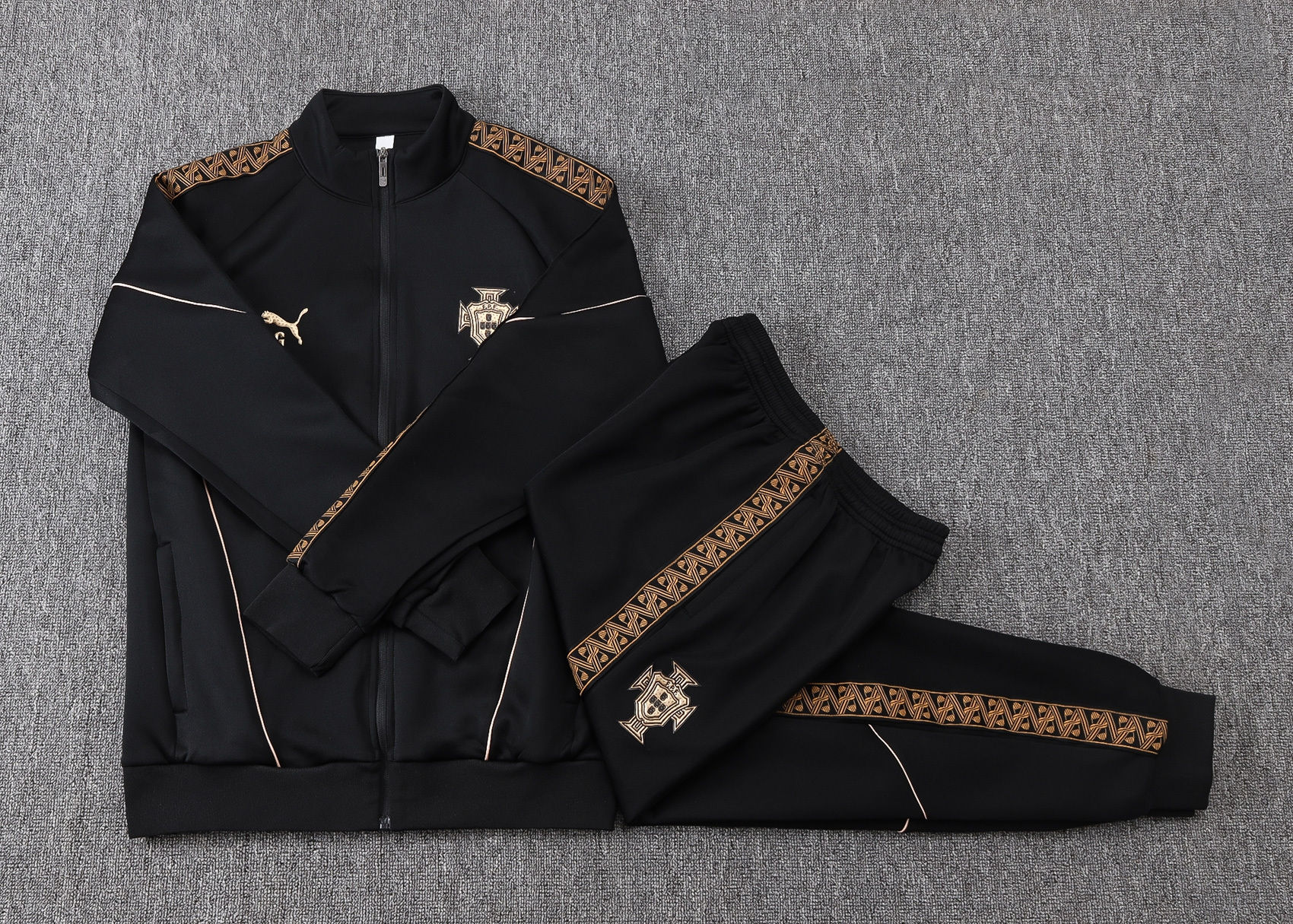 Conjunto Passeio Puma Portugal Preto 2026/27