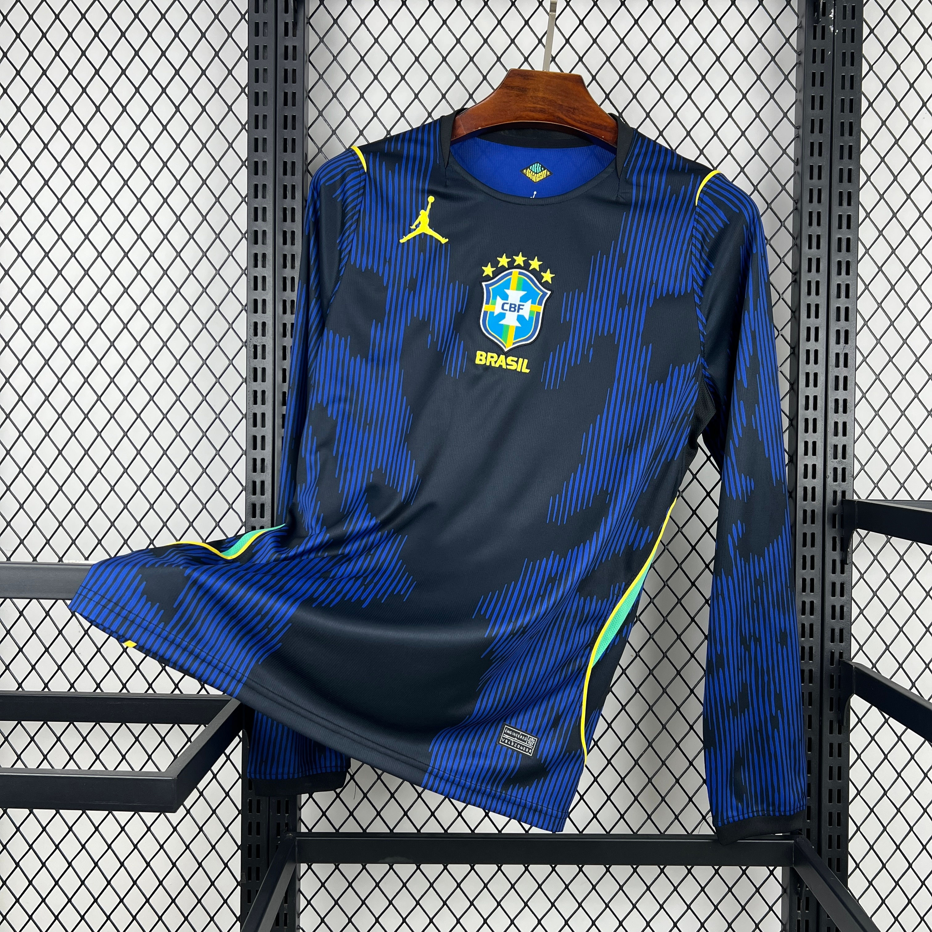Camisa Modelo Torcedor Brasil Away Manga Comprida 2026/27