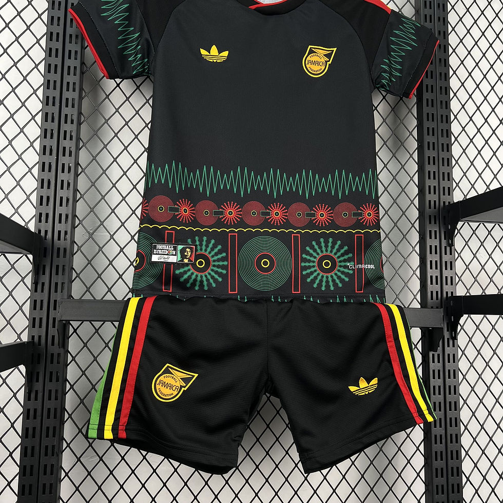 Miniatura: Conjunto Futebol Infantil Jamaica Away 2026/27