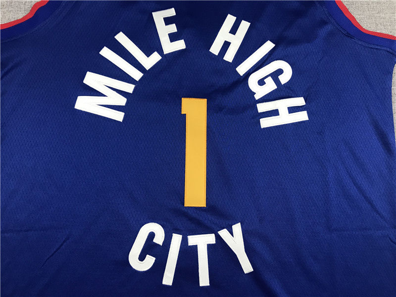 Miniatura: Camisa Basquete Modelo Bordado Denver Nuggets Michael Porter Jr. 1