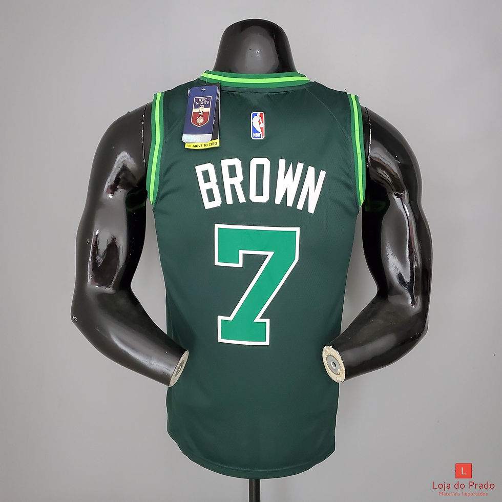 Miniatura: Camisa Basquete Modelo Jogador Boston Celtics Jaylen Brown 7