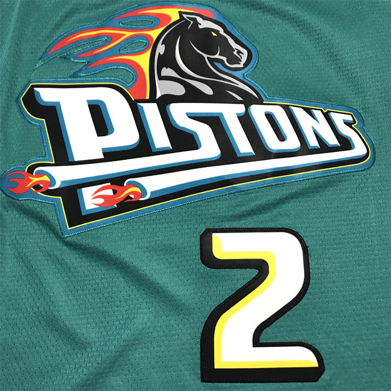 Miniatura: Camisa Basquete Modelo Bordado Detroit Pistons Cade Cunningham 2