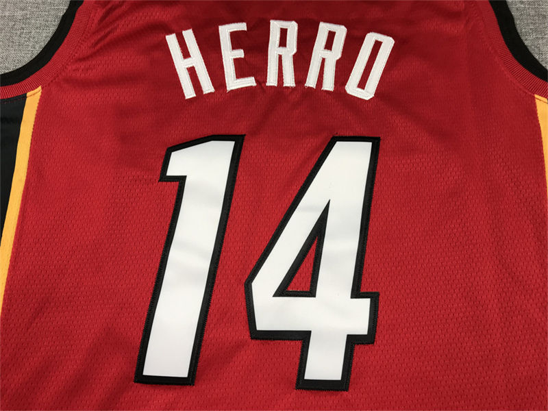 Miniatura: Camisa Basquete Modelo Bordado Miami Heat Tyler Herro 14