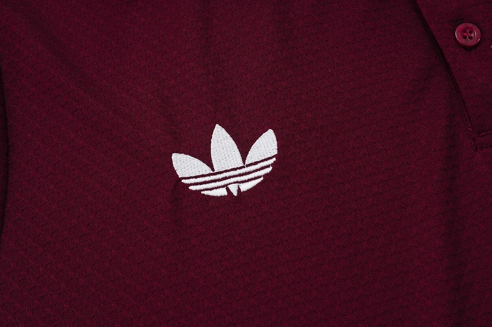 Miniatura: Conjunto Polo Adidas Ajax Vermelho Escuro 2025/26