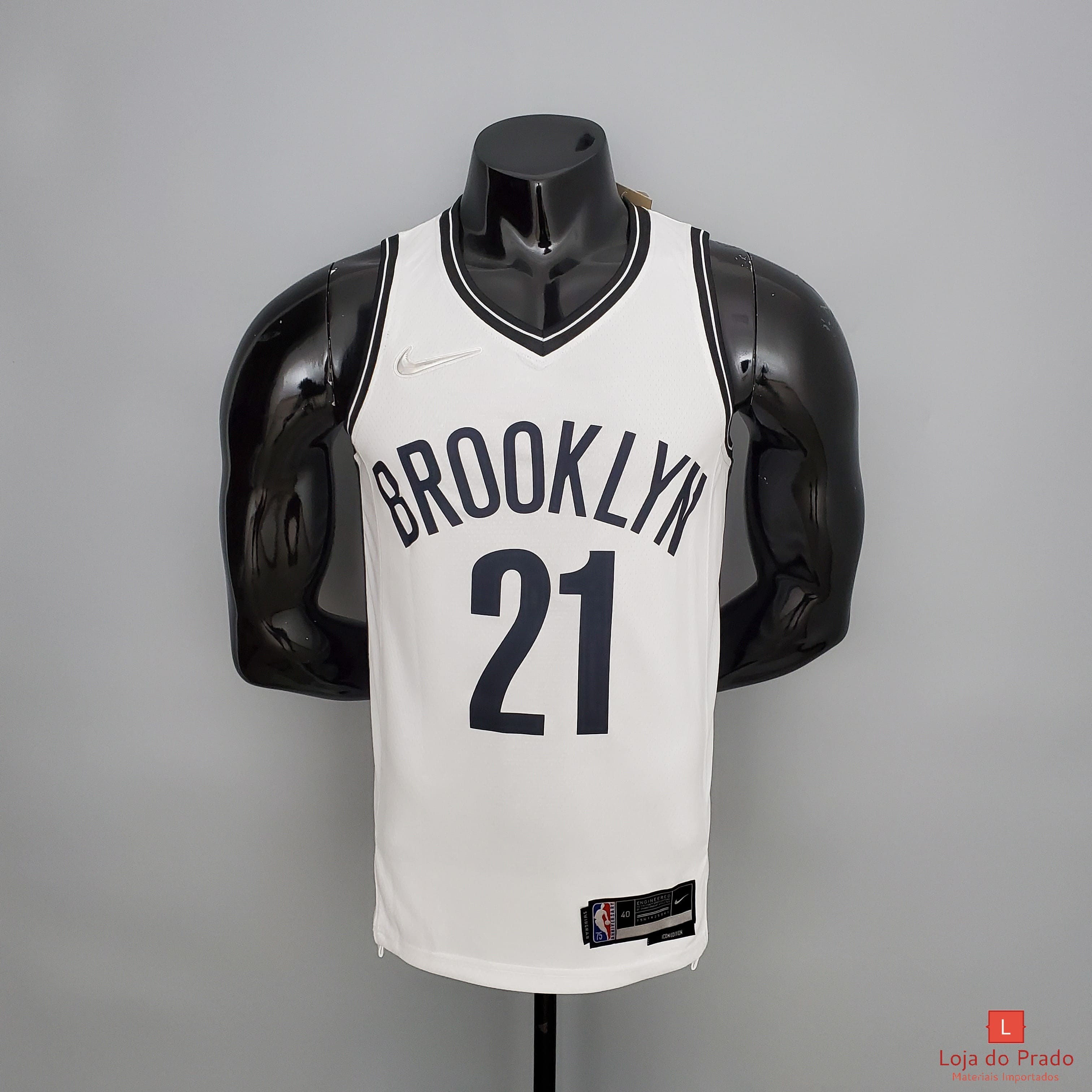 Camisa Basquete Modelo Jogador Brooklyn Nets LaMarcus Aldridge 21