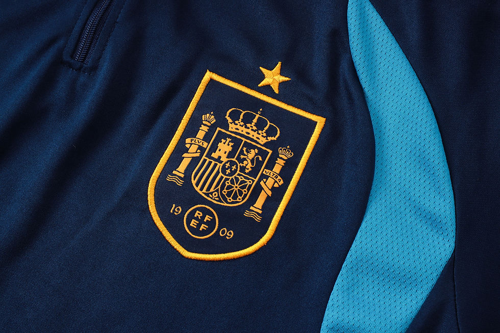 Miniatura: Conjunto Treino Adidas Espanha Azul Escuro 2026/27