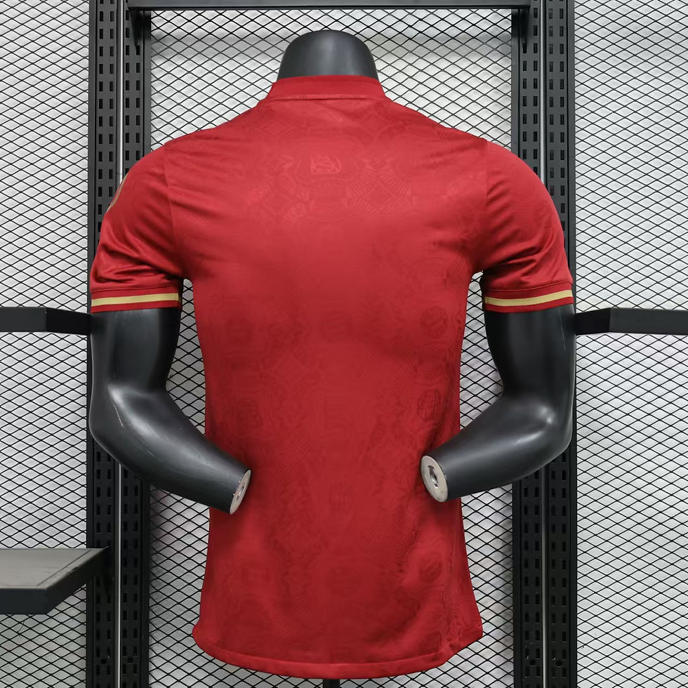 Miniatura: Camisa Modelo Jogador Bayern de Munique 125 anos Vermelho 2025/26