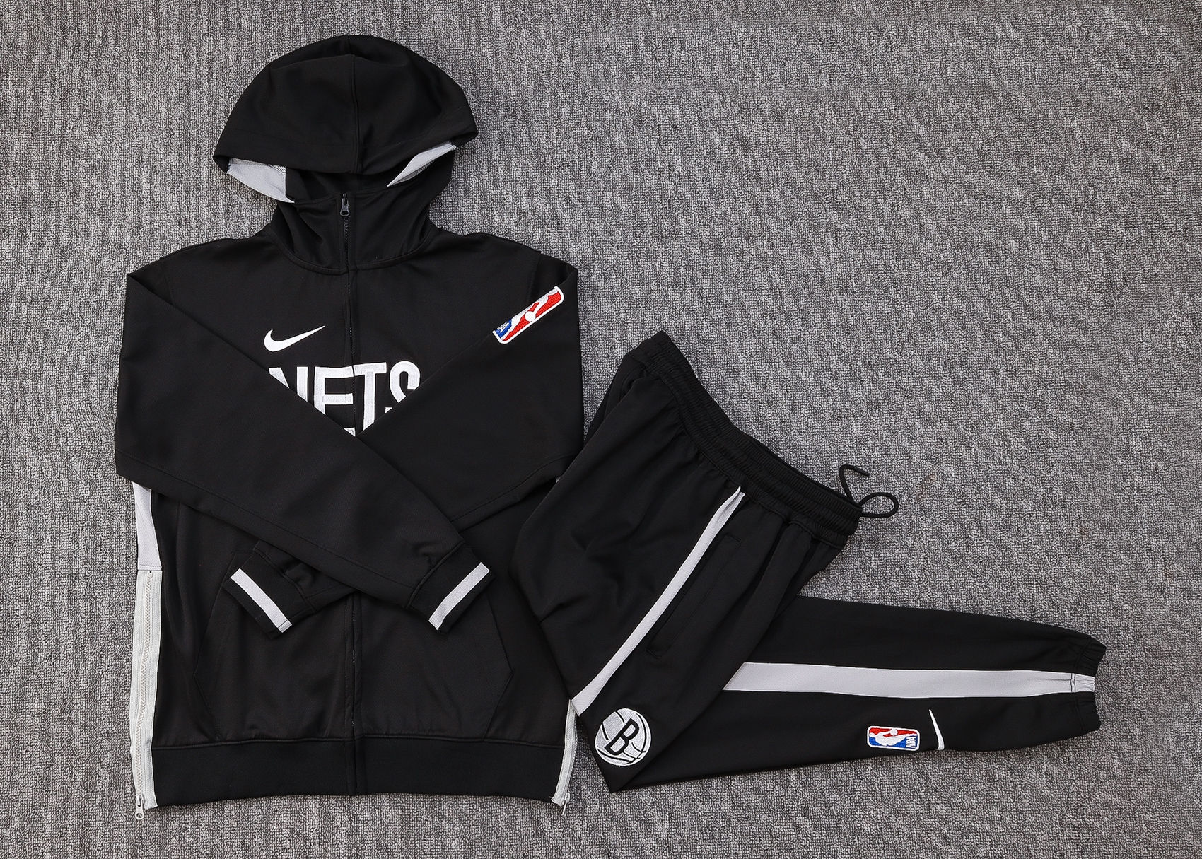 Conjunto Basquete Nike Brooklyn Nets Preto