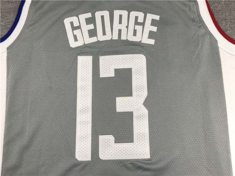 Miniatura: Camisa Basquete Modelo Bordado LA Clippers Paul George 13