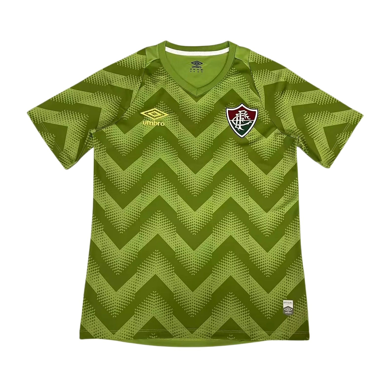 Camisa Modelo Torcedor Masculino Fluminense Goleiro Verde 2024/25