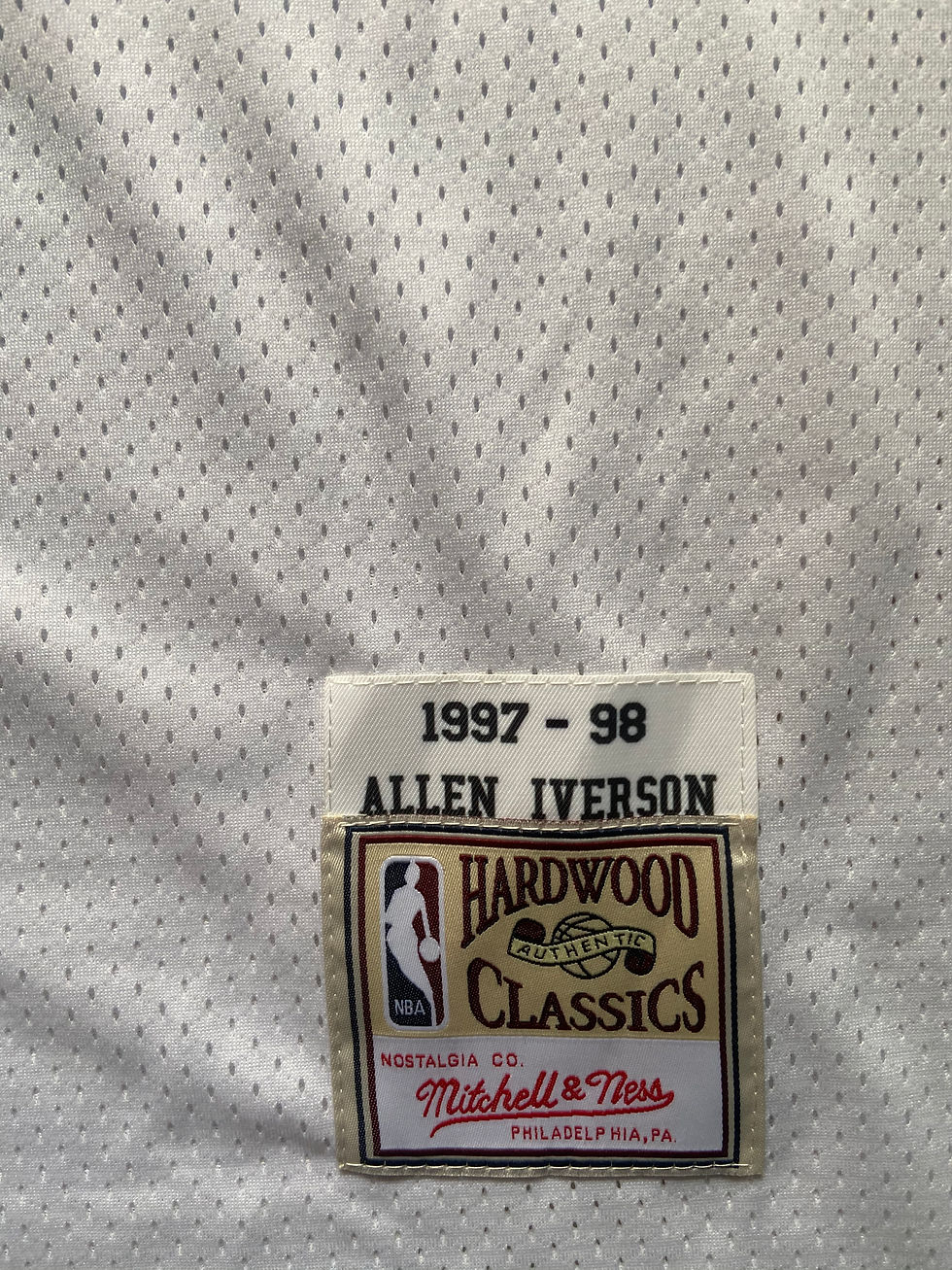 Miniatura: Camisa Basquete Modelo Bordado Philadelphia 76ers Allen Iverson 3