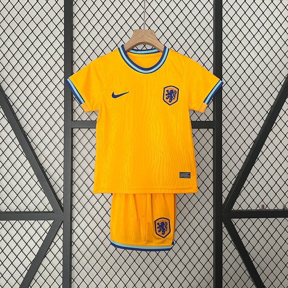 Conjunto Futebol Infantil Holanda Home 2024/25