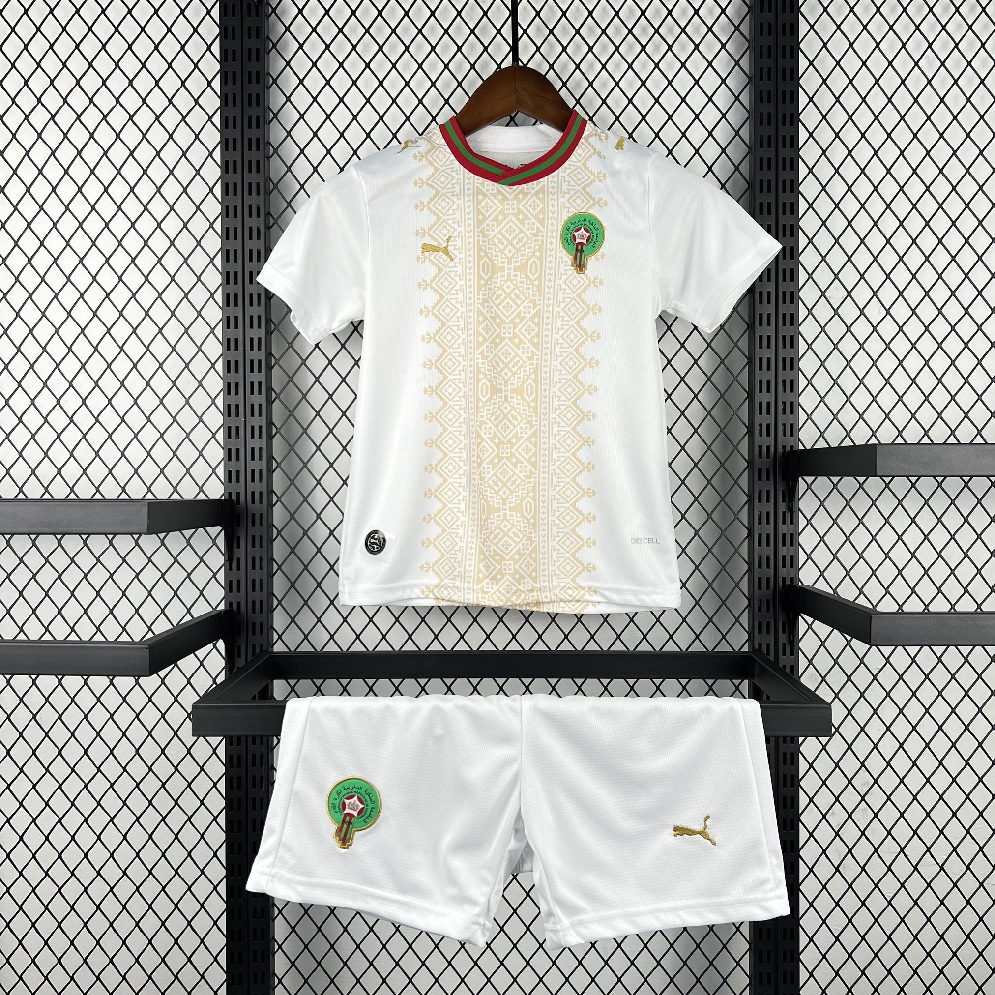 Conjunto Futebol Infantil Marrocos Away 2026/27
