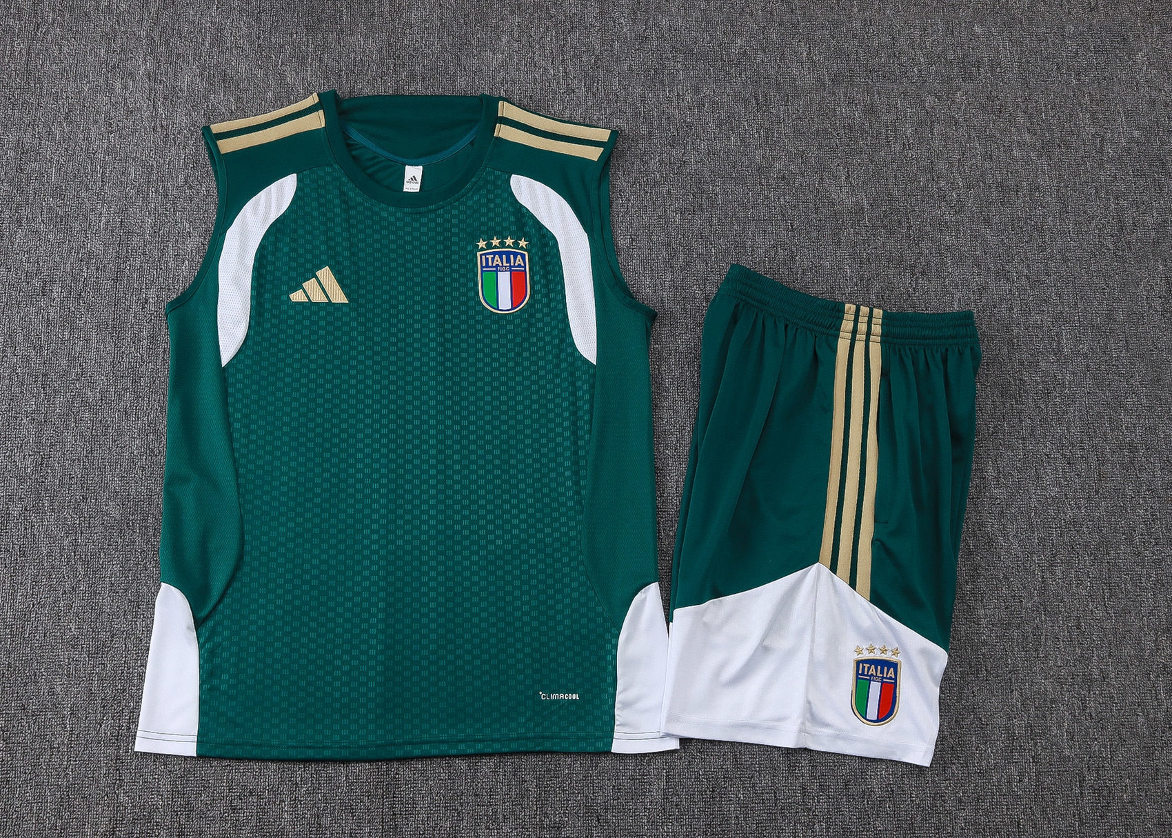 Conjunto Treino Adidas Itália Verde 2026/27