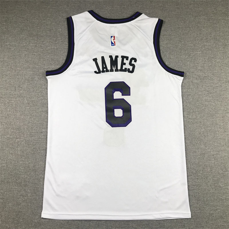 Miniatura: Camisa Basquete Modelo Bordado Los Angeles Lakers LeBron James 6