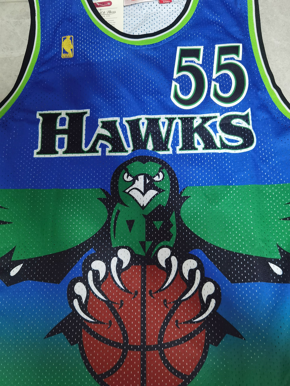 Miniatura: Camisa Basquete Modelo Bordado Dikembe Mutombo 55