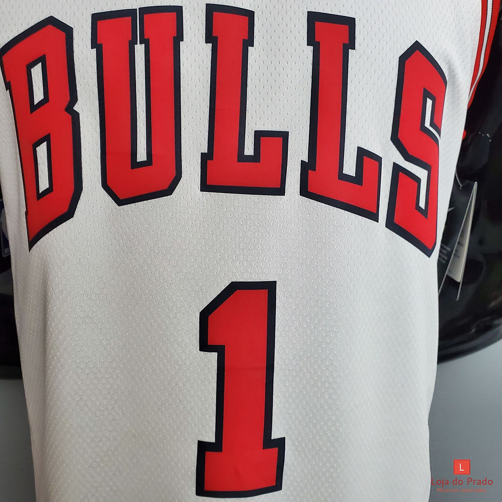 Miniatura: Camisa Basquete Modelo Jogador Chicago Bulls Derrick Rose 1