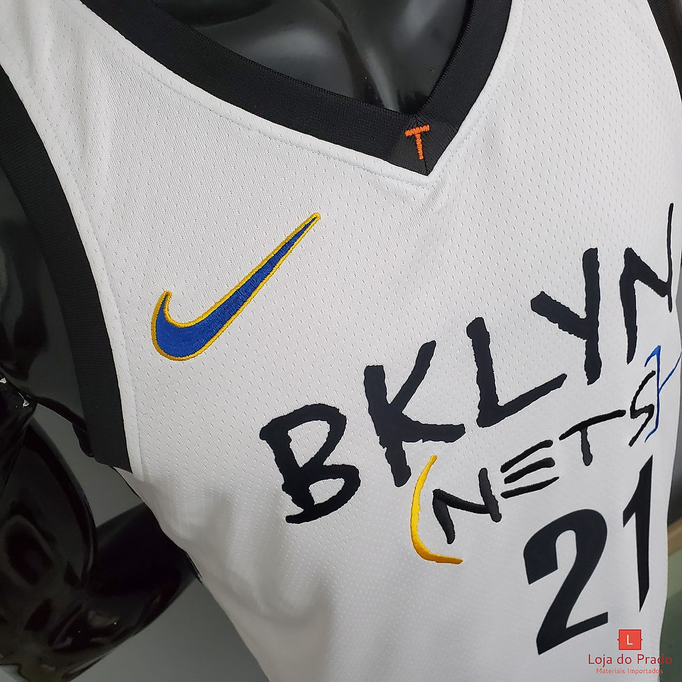 Miniatura: Camisa Basquete Modelo Jogador Brooklyn Nets LaMarcus Aldridge 21