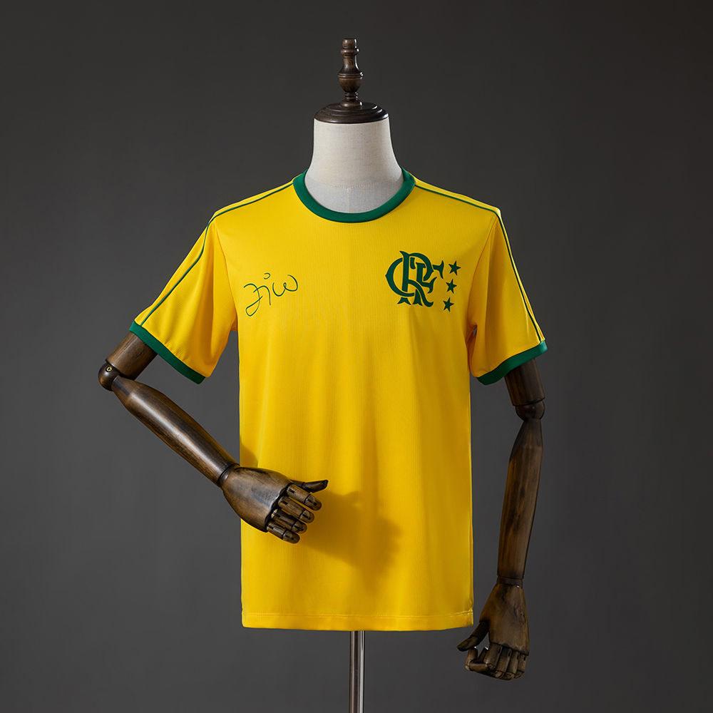 Camisa Modelo Torcedor Flamengo Edição Limitada Amarelo Zico 2026/27