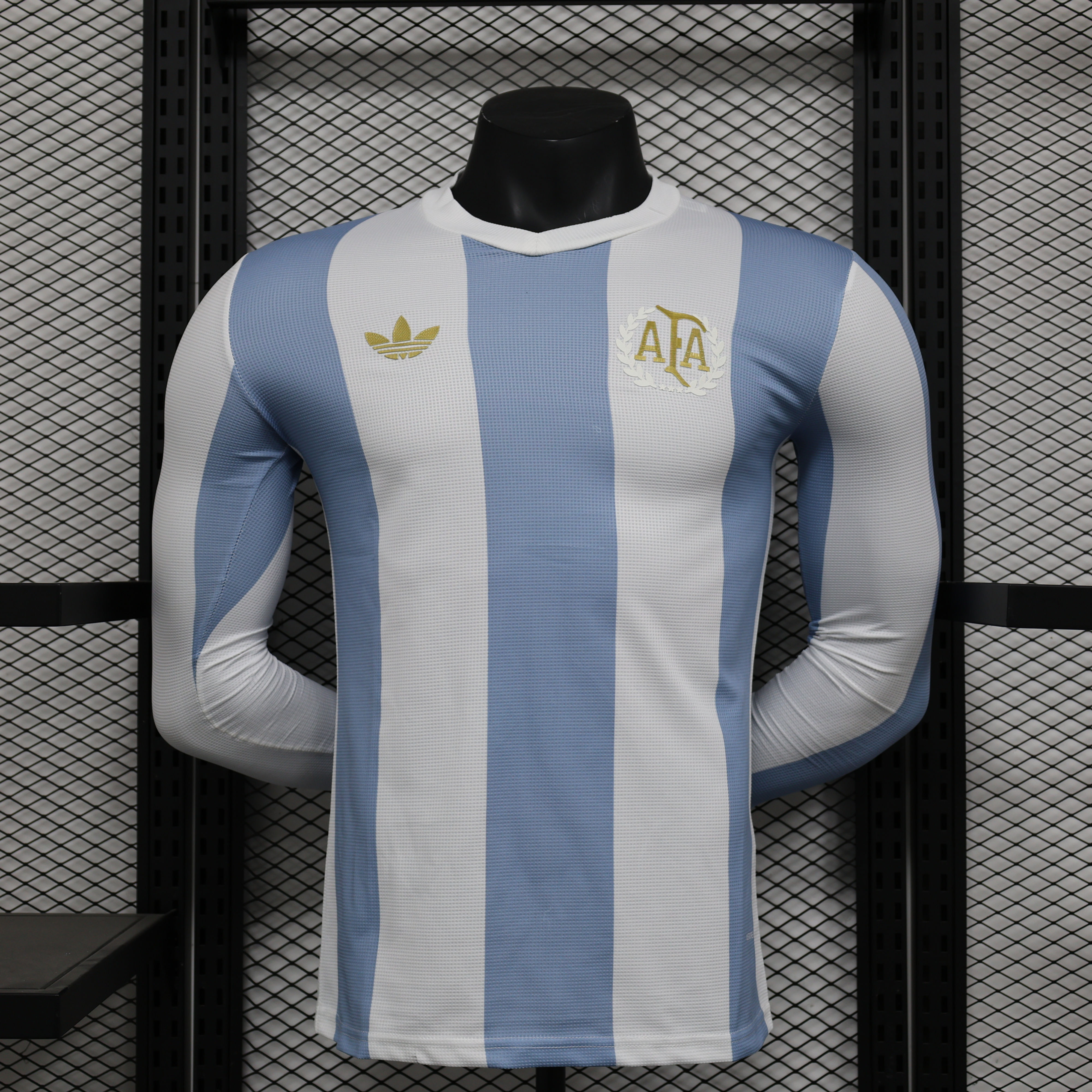 Camisa Modelo Jogador Argentina 50 anos Manga Comprida 2025/26