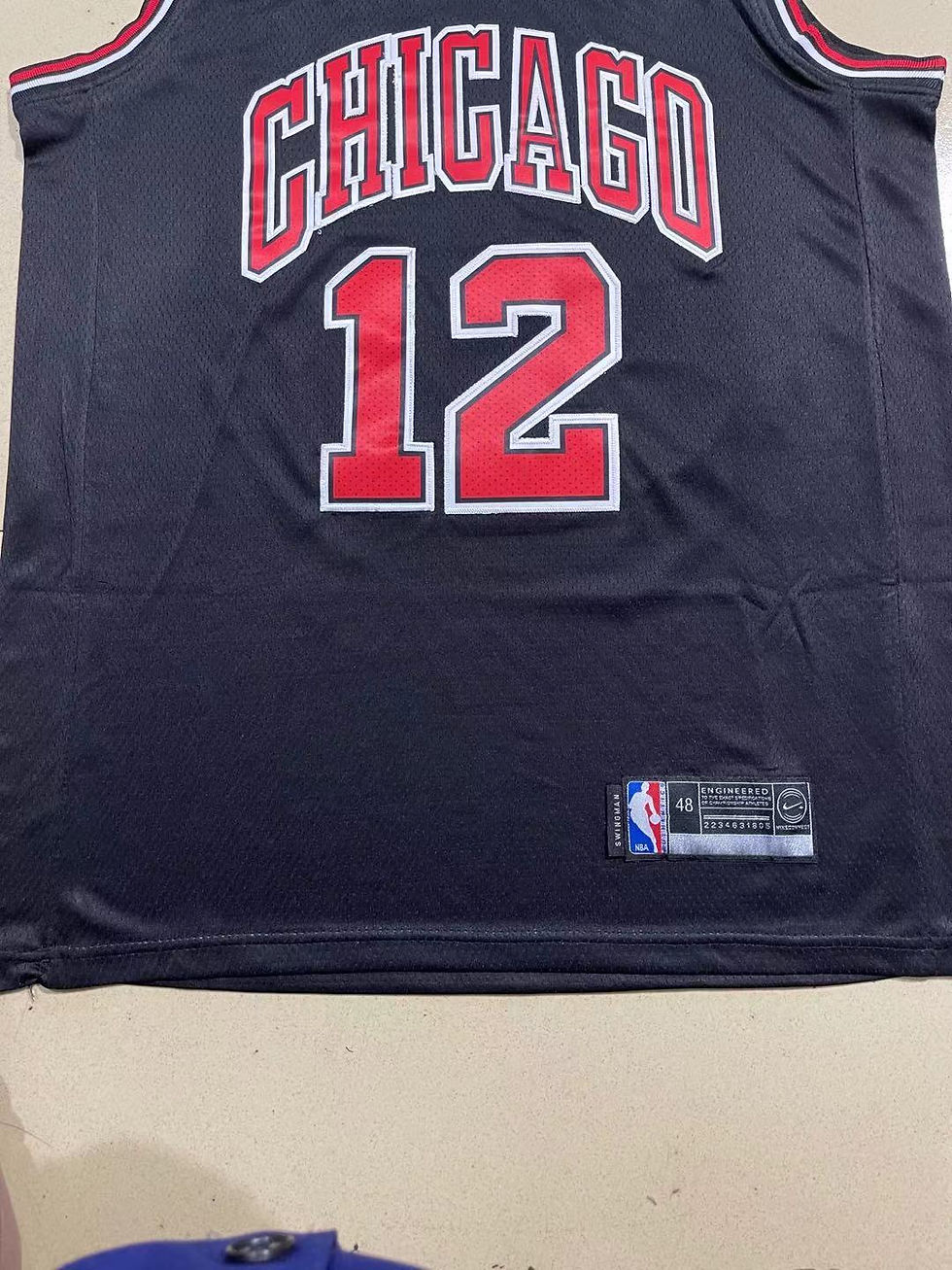 Miniatura: Camisa Basquete Modelo Bordado Chicago Bulls DeMar Ayo Dosunmu 12