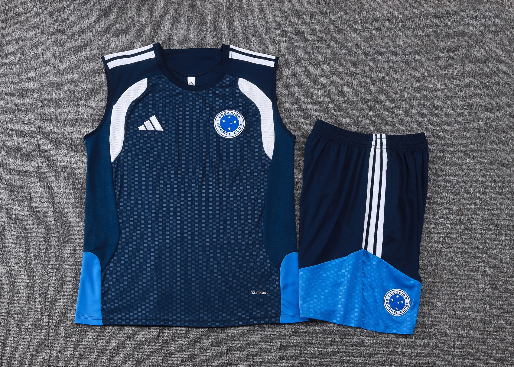 Conjunto Treino Adidas Cruzeiro Azul Escuro 2026/27