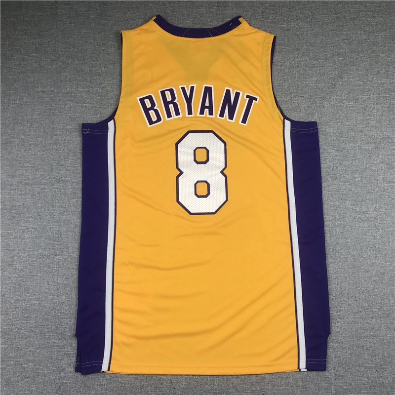 Miniatura: Camisa Basquete Modelo Bordado Los Angeles Lakers Kobe Bryant 8