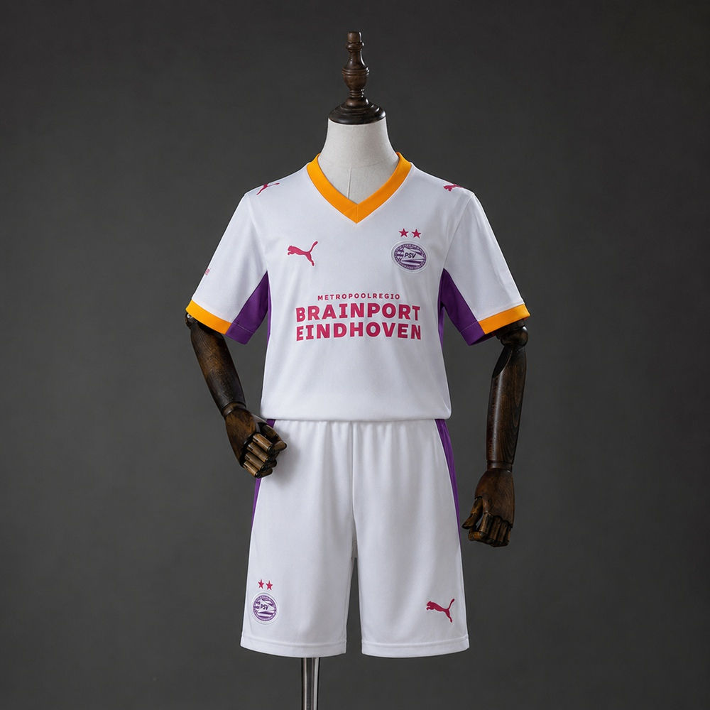 Conjunto Futebol Infantil PSV Away 2026/27