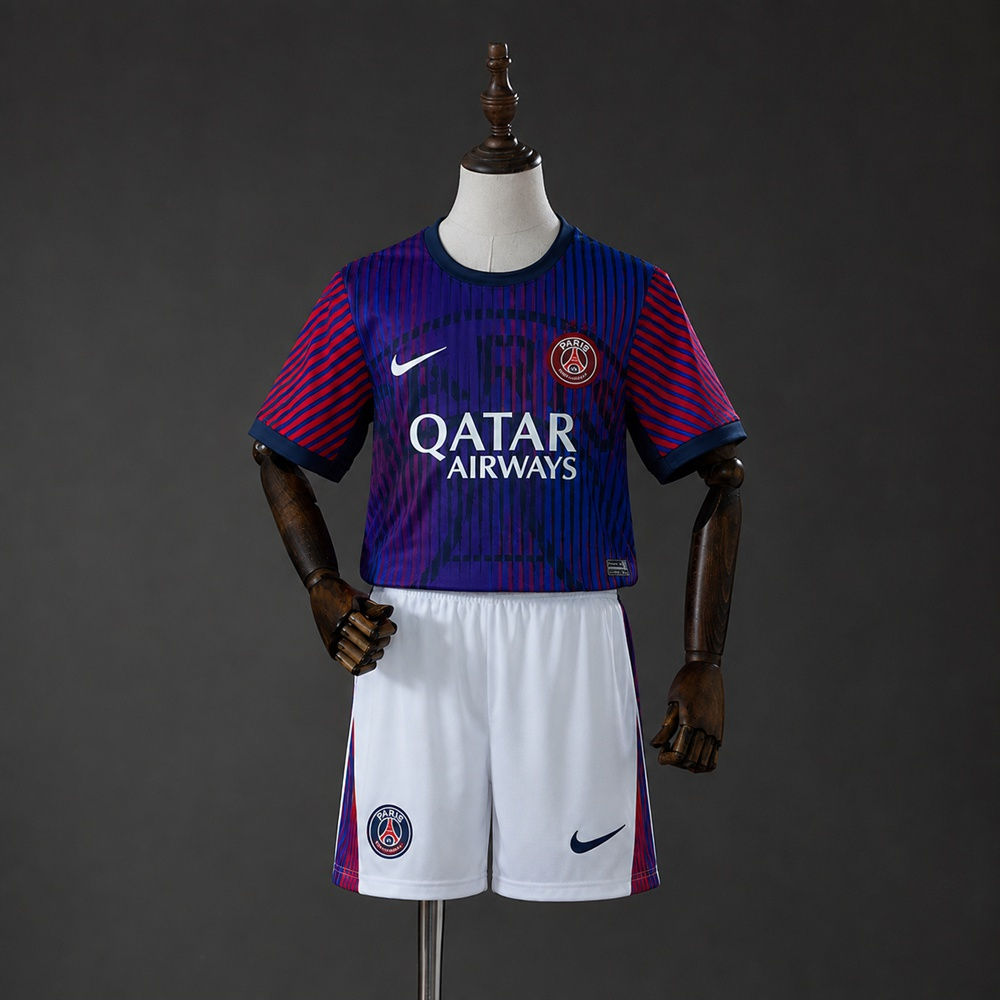 Conjunto Futebol Infantil PSG Pré Partida 2026/27