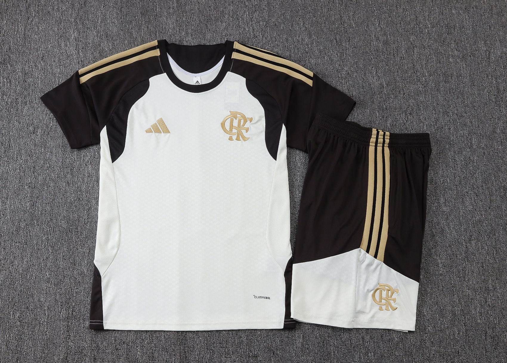 Conjunto Treino Adidas Flamengo Bege 2026/27