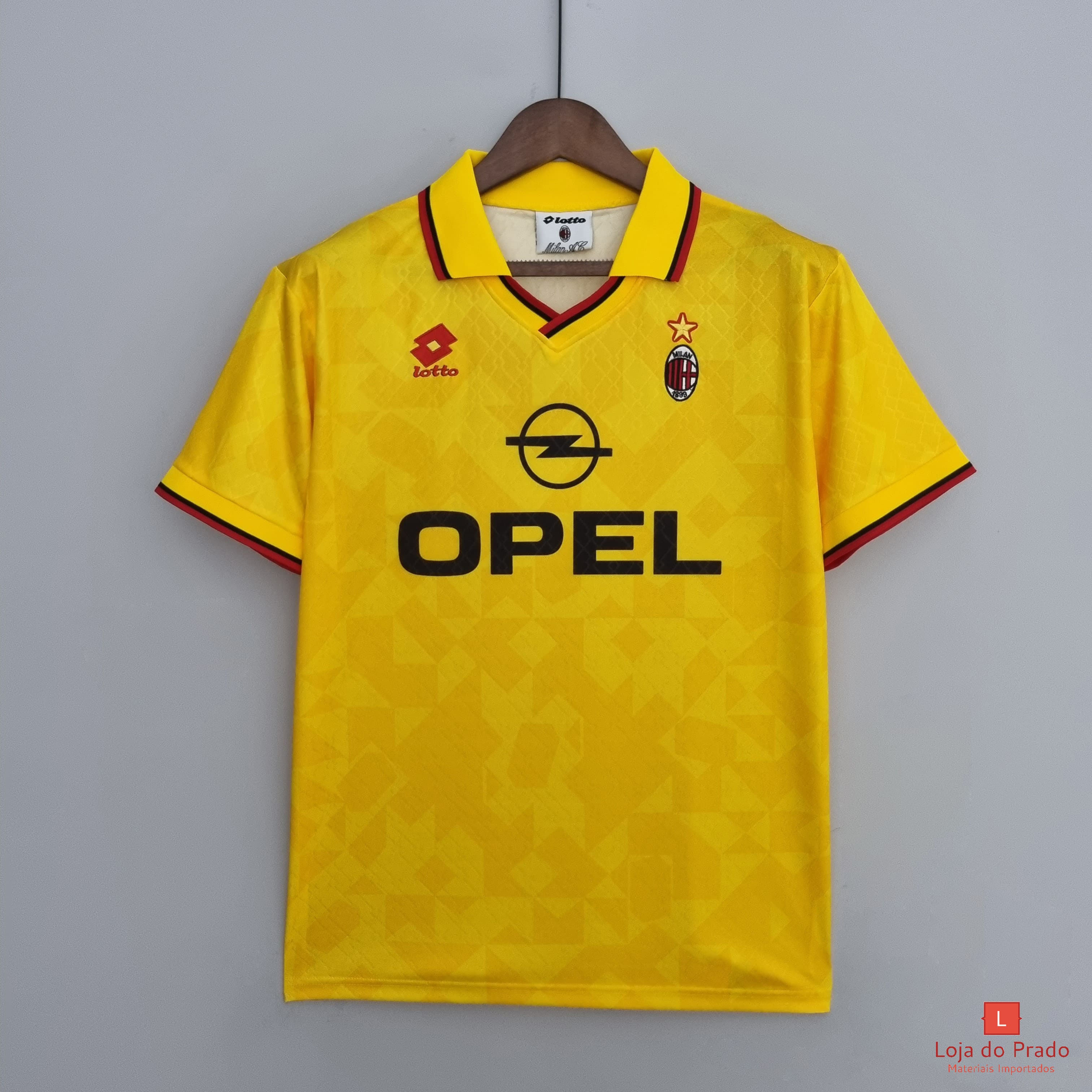 Camisa Retro Milan 1995
