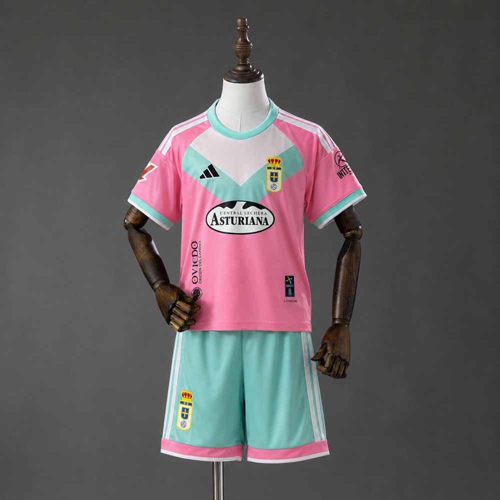 Conjunto Futebol Infantil Real Oviedo Away 2026/27