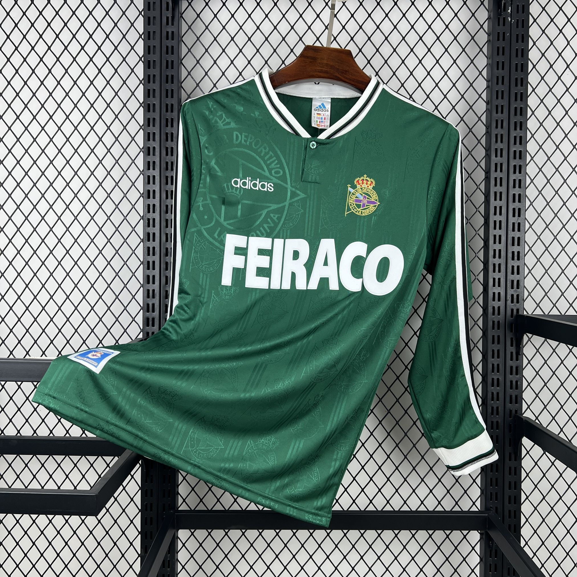 Camisa Retro La Coruna 1999 Manga Comprida